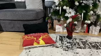 showing Santa's present pussy fart
