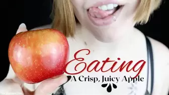Eating A Crisp, Juicy Apple - HD