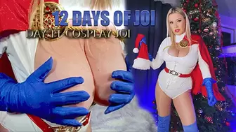 12 Day of JOI - Day 11 Cosplay JOI with Anastasia Pierce, Holidays Christmas Super Heroine Power Girl SD