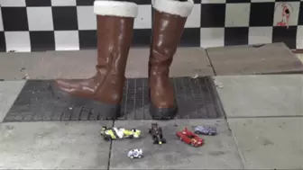Valuable model cars under new winter Boots