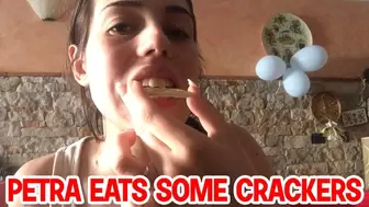 Petra eats some crackers - Full HD