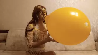 Erotic yellow balloon