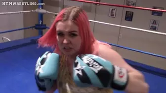 Boxing Aria Blake! Femdom POV HDMP4
