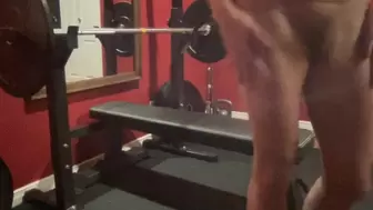 Naked Workout 9 (Bench Press- Side View)
