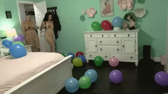 2 Girl Pantyhose Balloon Sensory Fun With Nikki Brooks & Sushii Xhyvette (SD 720p WMV)