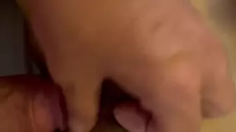 Tiny Cambodian plays with my dick, then sticks it in her tiny pussy