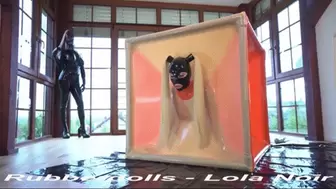 Lola Noir - Latex Lea Anderson - Orgasmus In The Vac Cube - 4K