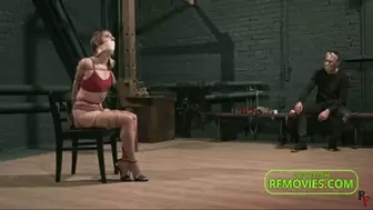 Katrina enjoys bondage - Part 1 - A tight chairtie (FULL HD MP4)