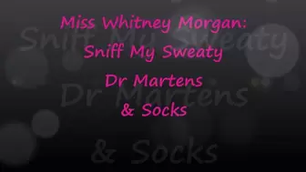 Sniff Whitney's Sweaty Dr Marten Boots Socks Soles - mp4