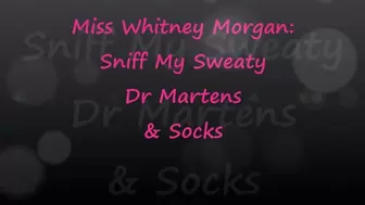 Sniff Whitney's Sweaty Dr Marten Boots Socks Soles - wmv