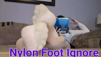 Nylon Feet Reading Ignore