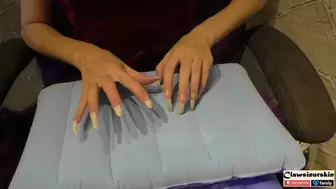 Nails against inflatable pillows