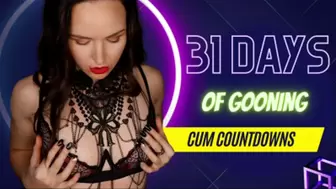 31 DAYS OF GOONING: Cum Countdowns
