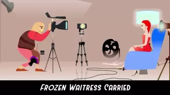 Frozen Doll Waitress Gets carried