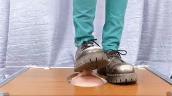 Teen girl tramples my face with Doc Martens shoes (extended version, part 3 of 6), flo020x 1080p