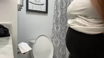 Pregnant Bump, Fart and Peed