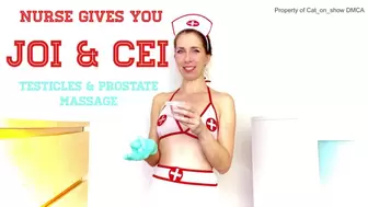 Nurse gives you JOI and CEI