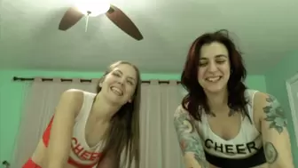 Sexy Cheerleaders Tickle You All Over With Mia Hope & Rachel Adams (SD 720p WMV)