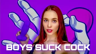 Boys Suck Dick ! Bi Encouragement Being Pussy FREE