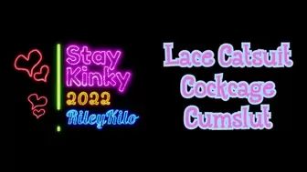 Lace Catsuit Cumslut Transgirl Lingerie (BEST VIDEO)