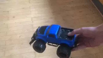 Toy car totally smashed and destroyed by my ass