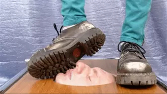 Teen girl tramples my face with Doc Martens shoes (extended version, part 6 of 6), flo023x 1080p