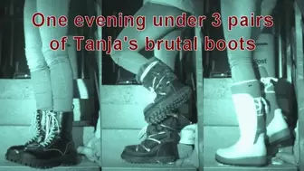 One evening under Tanja's brutal boots on the staircase - VD05