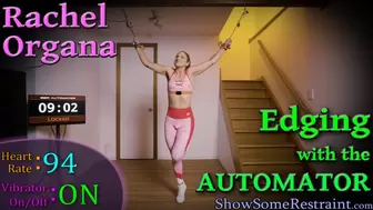 Rachel Organa - Edging with the Automator - Self-Bondage Vibe Video