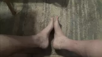 Jerking and Cumming on Feet