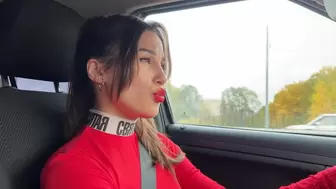 DRIVING Tanya Drive in high heels boots