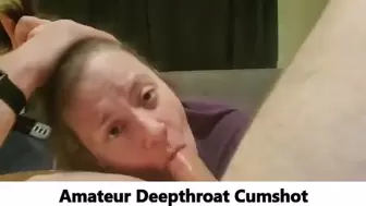 Homemade Amateur Deepthroat Cumshot