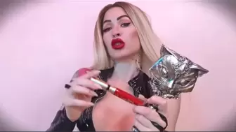 Worship and goon for my red lips ! - LIP FETISH , LIPSTICK FETISH