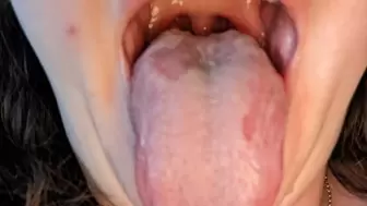 Showing you my uvula while singing ahh in different keys