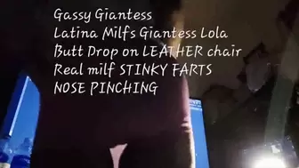 Sitting and Farting in your Face Latina Milf Giantess Lola's REAL STINKY MILF FARTS Go on Smell it Smell it she commands as she spreads her big Hairy Ass avi