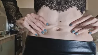 Big and beautiful belly button