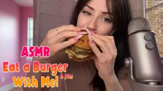 Eat a Burger with Me ASMR
