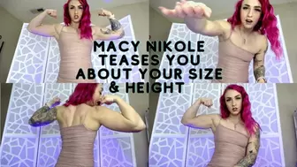 Macy Nikole Teases You About Your Size & Height