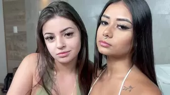 UNEXPECTED ENCOUNTER - NEW TOP GIRL BRUNINHA AND PALOMA - NEW MR JAN 2023 - CLIP 1