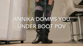 Annika Dommes You Under Boot POV