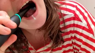 Oral hygiene up close