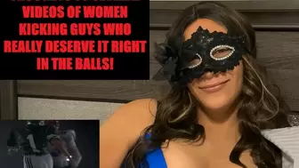 BALLBUSTING MOVIE REACTIONS ON WOMEN TEACHING LESSONS VIA TESTICLES