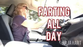 Farting All Day - Julia Robbie - Fart Fetish - HD 1080P MP4