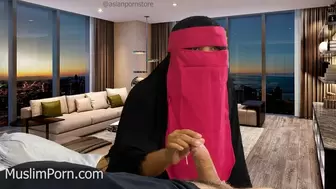 Muslim Porn Sexy Asian Slut pink hijab oral cum shot cock sucking-version3 mp wmv