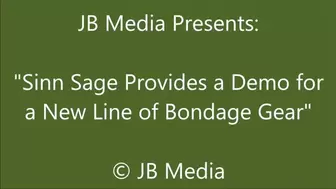 Sinn Sage Demos the New Bondage Gear - HD