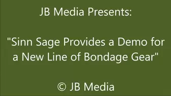 Sinn Sage Demos the New Bondage Gear - WMV