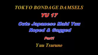 YU17 Cutel Japanese Maid Yuu Roped & Gagged Part1 (MP4)