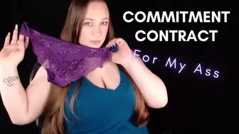 Commitment Contract for My Ass