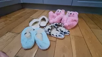 Vacuuming my dirty food filled slippers!