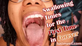 Swallowing Tinies for the First Time in Forever 1080p MP4 (No SFX)