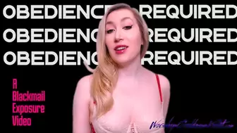 Obedience Required: A Blackmail Exposure Video